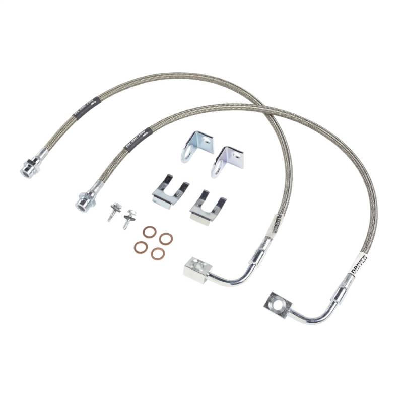 Rubicon Express - Rubicon Express Stainless Steel 24" Front Brake Line Set RE15301
