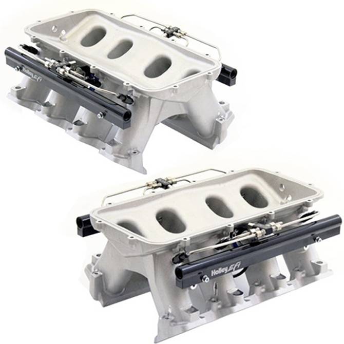 Snow Performance - Snow Performance HOLLEY HI-RAM MANIFOLD FOR CATHEDRAL PORT HEADS W/ Snow DIRECT PORT SNO-INTAKE004