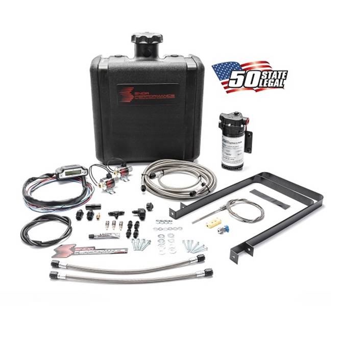 Snow Performance - Snow Performance Diesel Stage 3 Boost Cooler Water-Methanol Injection Kit Universal (Stainless St SNO-50100-BRD
