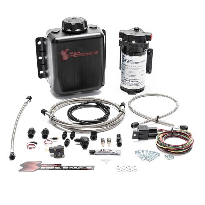 Snow Performance - Snow Performance Diesel Stage 1 Boost Cooler Water-Methanol Injection Kit (Stainless Steel Braide SNO-301-BRD