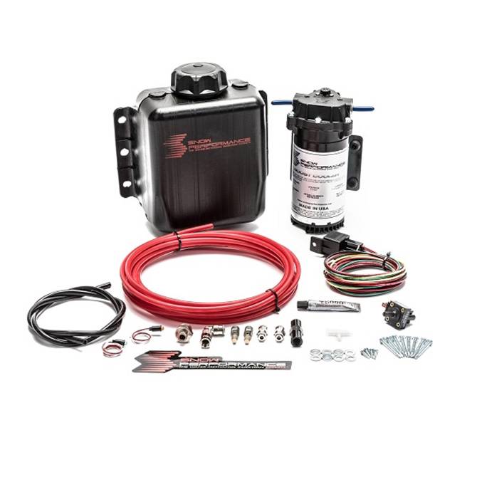 Snow Performance - Snow Performance Diesel Stage 1 Boost Cooler Water-Methanol Injection Kit (Red High Temp Nylon Tu SNO-301