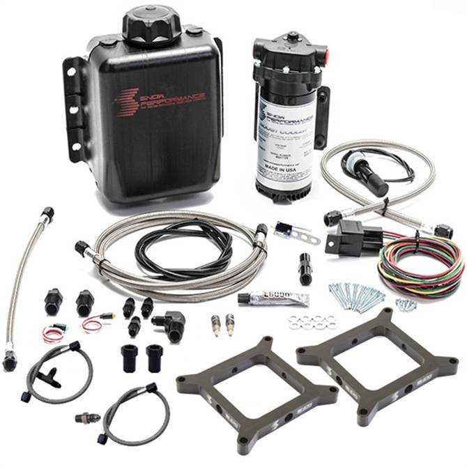 Snow Performance - Snow Performance Stage 1 Dual Carb N/A or Forced Induction Water-Methanol Injection kit (Stainles SNO-202-BRD