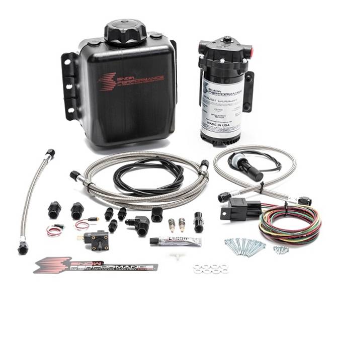 Snow Performance - Snow Performance Stage 1 Boost Cooler Forced Induction Water-Methanol Injection Kit (Stainless St SNO-201-BRD