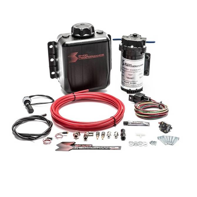 Snow Performance - Snow Performance Stage 1 Boost Cooler Forced Induction Water-Methanol Injection Kit (Red High Tem SNO-201