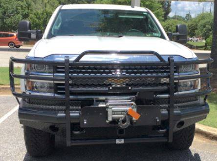 Tough Country - Tough Country Chevy - Traditional Front Winch Mount TFR3415CLRESMW-GLOSS