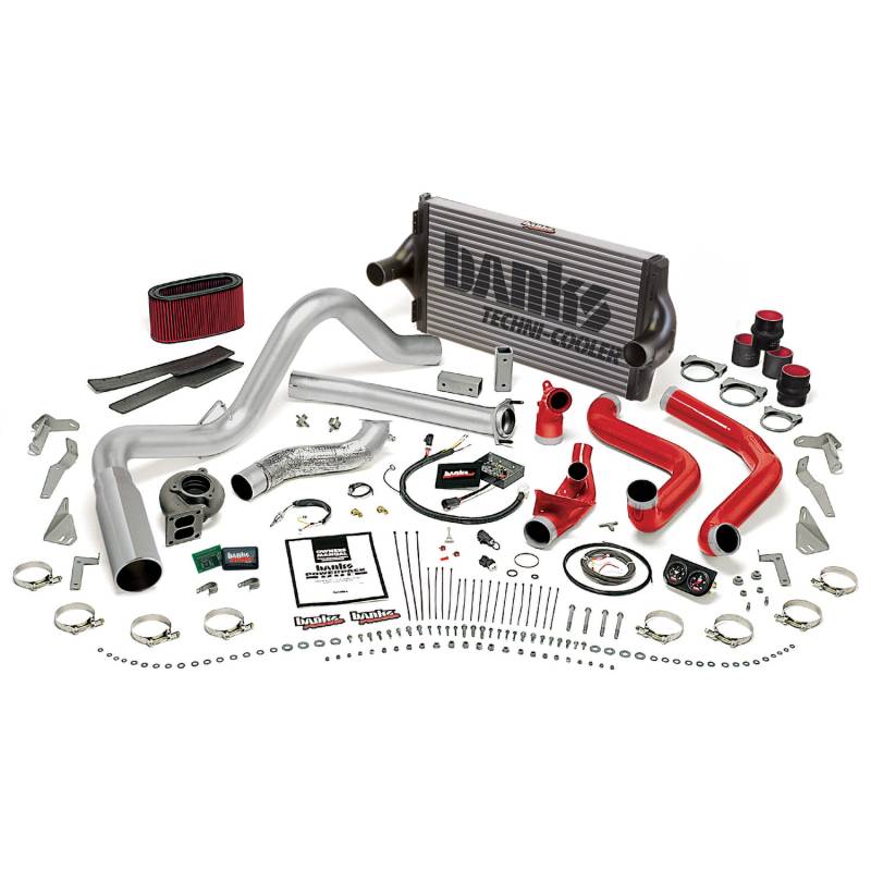 Banks Power - PowerPack Bundle Complete Power System W/OttoMind Engine Calibration Module Chrome Tip 95.5-97 Ford 7.3L Automatic Transmission Banks Power
