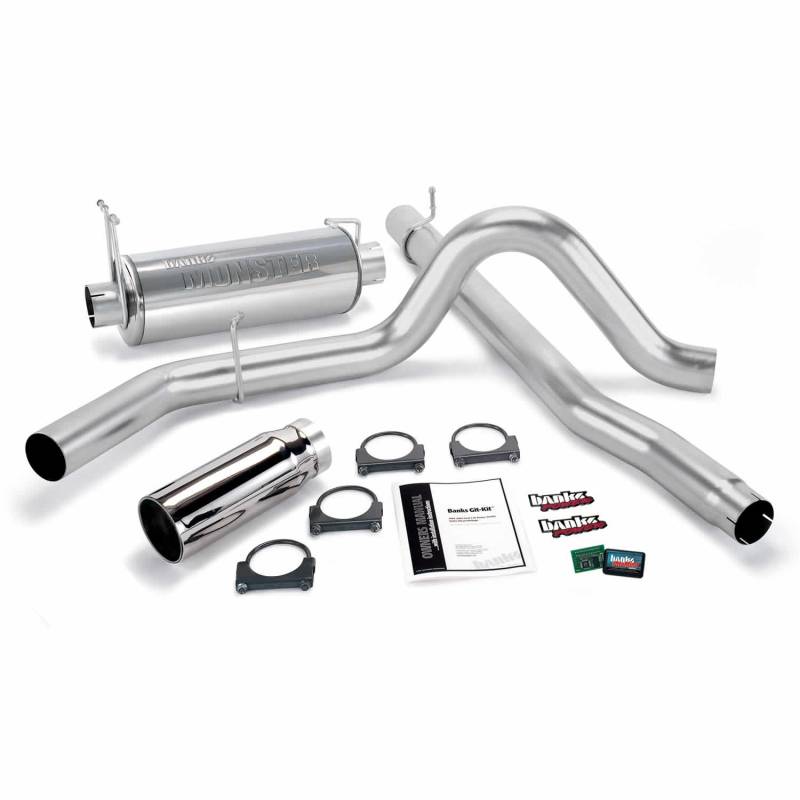 Banks Power - Git-Kit Bundle Power System W/Single Exit Exhaust Chrome Tip 99-03 Ford 7.3L F450/F550 Automatic or Manual Transmission Banks Power