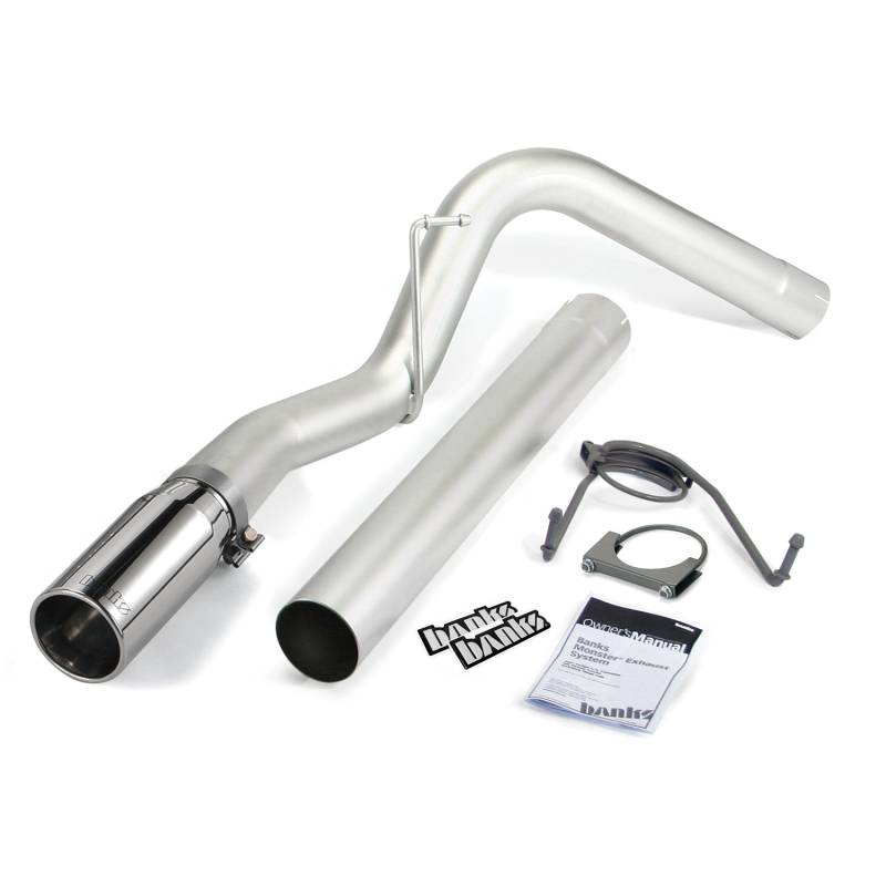 Banks Power - Monster Exhaust System Single Exit Chrome Tip 14-18 Ram 6.7L CCSB Banks Power