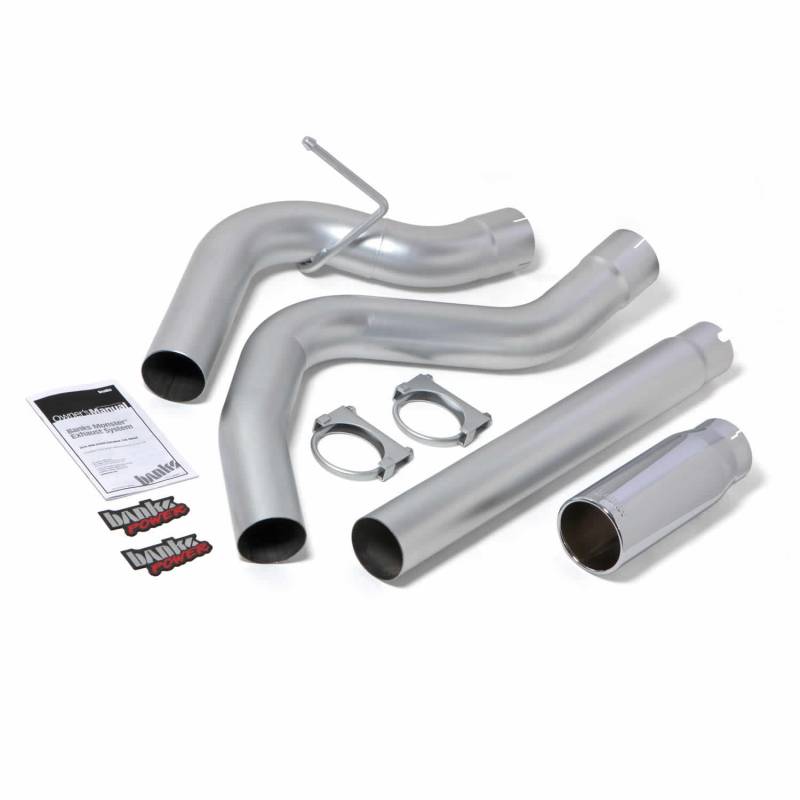 Banks Power - Monster Exhaust System Single Exit Chrome Tip 14-19 Ram 1500 3.0L EcoDiesel Banks Power