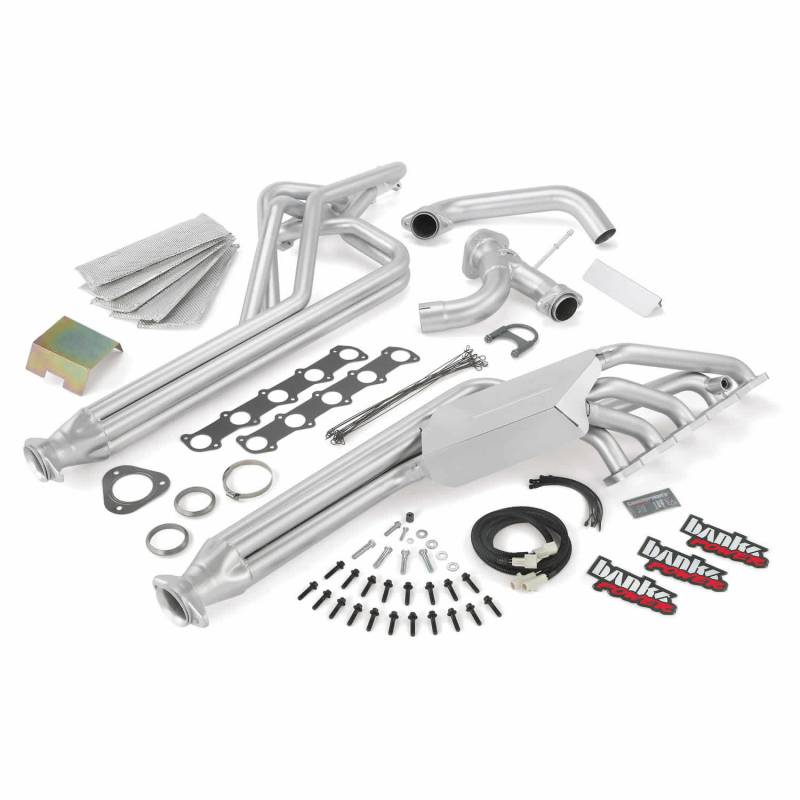 Banks Power - Torque Tube Exhaust Header System 97-03 Ford F-53 6.8L V-10 Class-A Motorhome No EGR Banks Power