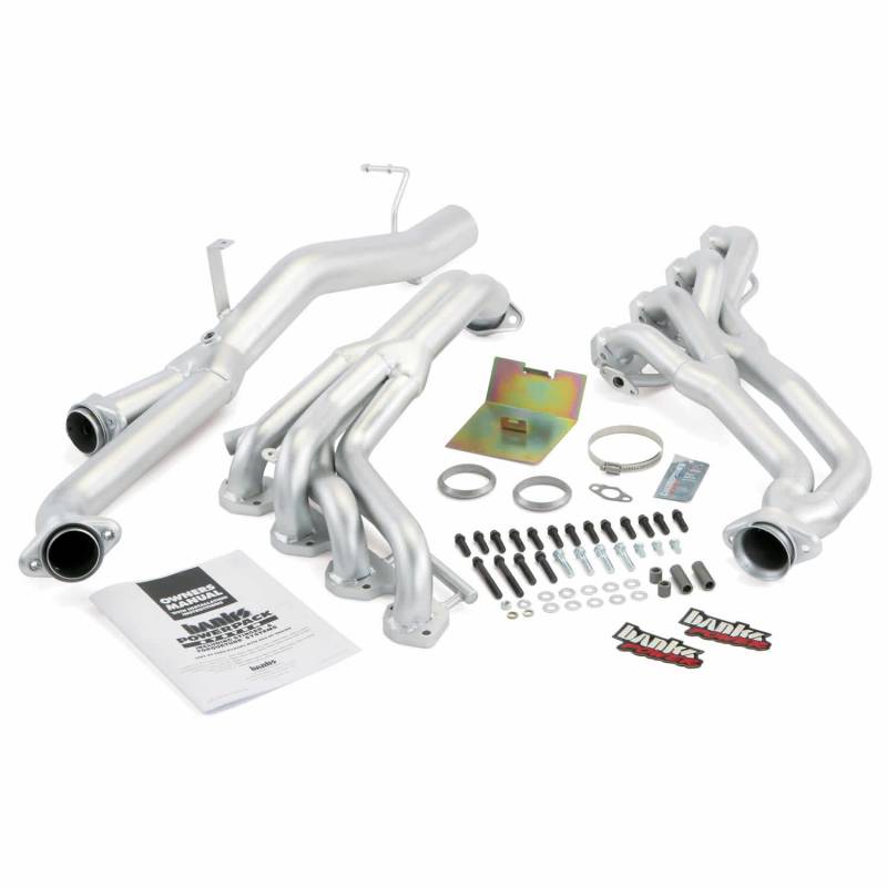 Banks Power - Torque Tube Exhaust Header System 89-93 Ford 460 Truck E4OD Automatic Transmission Banks Power