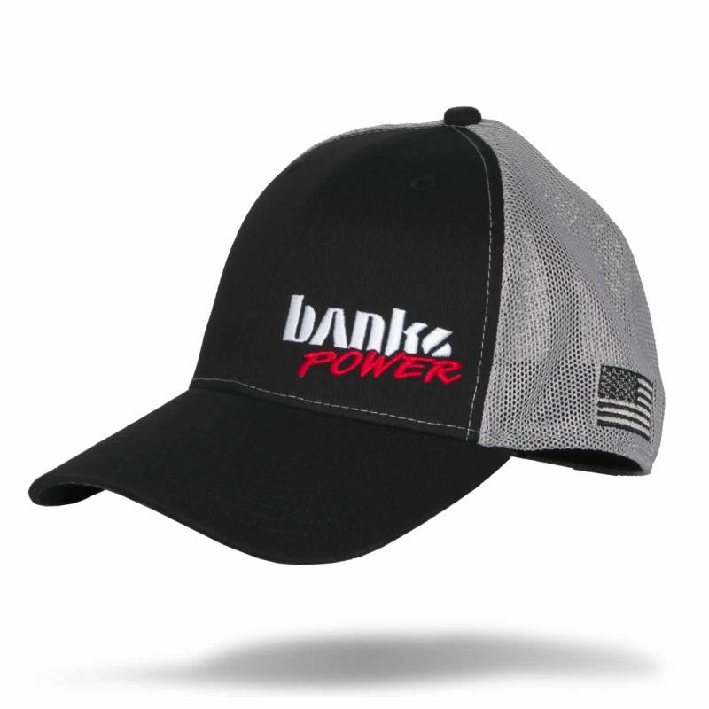 Banks Power - Power Hat Twill/Mesh Black/Gray/WhiteRed Curved Bill Flexible Fit Banks Power