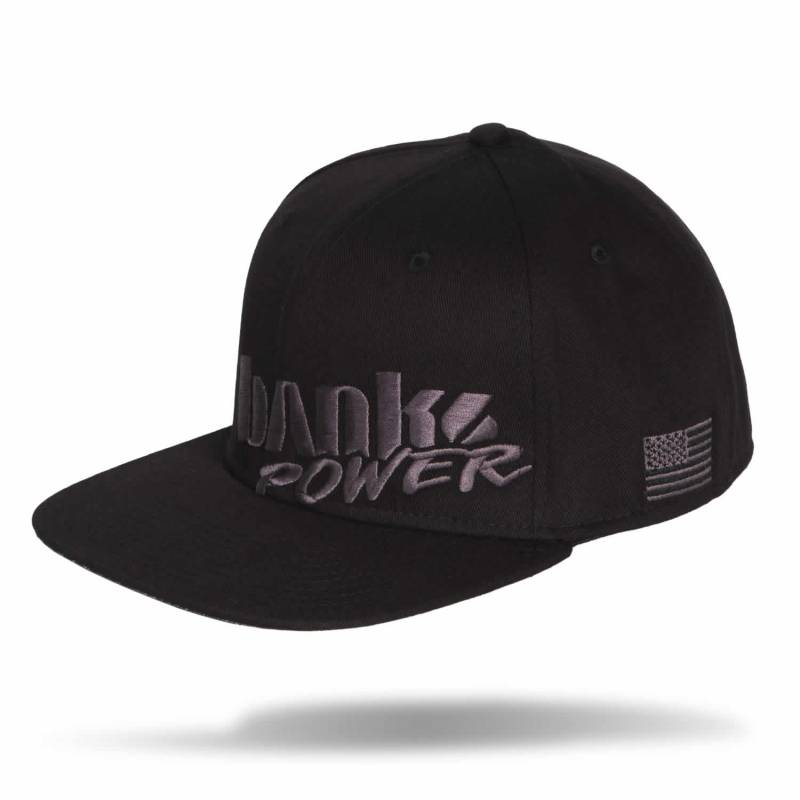 Banks Power - Power Hat Premium Fitted Black/Gray Flat Bill Flexible Fit Banks Power