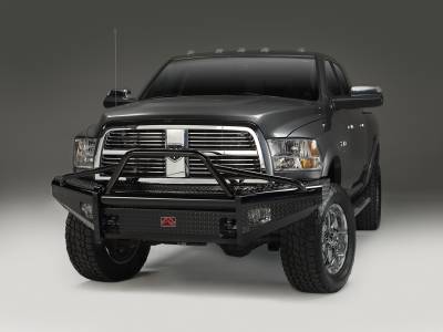 Fab Fours Black Steel Front Ranch Bumper DR06-S1162-1