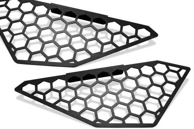 Exterior - Grilles - Fab Fours - Fab Fours Vengeance Side Light Mesh Insert Cover M5250-1