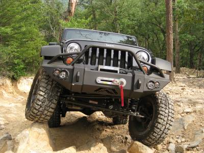 Fab Fours - Fab Fours Lifestyle Winch Front Bumper JK07-B1850-1 - Image 2
