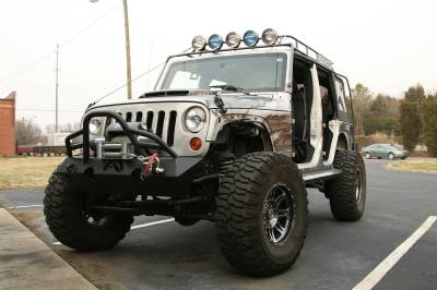 Fab Fours - Fab Fours Hardcore Stubby Winch Front Bumper JK07-B1854-B - Image 2