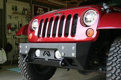 Fab Fours - Fab Fours FMJ Stubby Winch Front Bumper JK07-B1855-B - Image 2