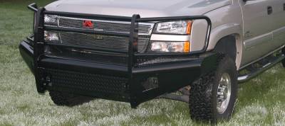 Fab Fours - Fab Fours Black Steel Front Ranch Bumper CH05-S1360-1 - Image 3