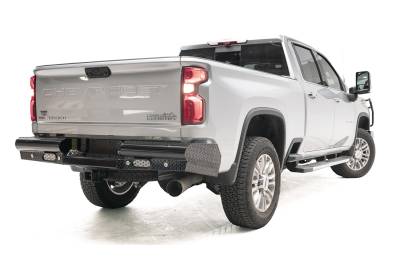 Fab Fours - Fab Fours Black Steel Ranch Rear Bumper CH20-T4950-1 - Image 2