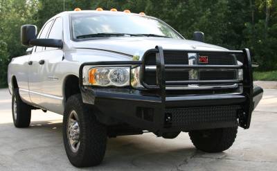 Fab Fours - Fab Fours Black Steel Front Ranch Bumper DR03-S1060-1 - Image 2
