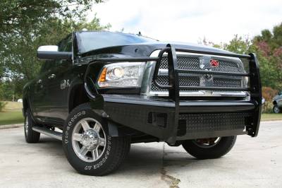 Fab Fours - Fab Fours Black Steel Front Ranch Bumper DR10-S2960-1