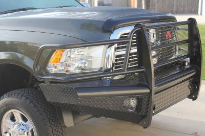 Fab Fours - Fab Fours Black Steel Front Ranch Bumper DR10-S2960-1 - Image 2