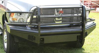 Fab Fours - Fab Fours Black Steel Front Ranch Bumper DR10-S2960-1 - Image 3