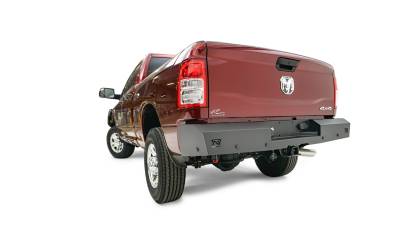 Fab Fours - Fab Fours Red Steel Rear Bumper DR19-RT4450-1 - Image 1