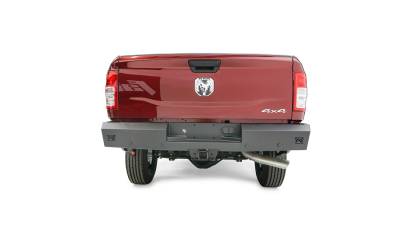 Fab Fours - Fab Fours Red Steel Rear Bumper DR19-RT4450-1 - Image 2