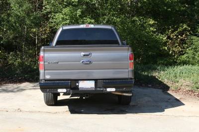 Fab Fours - Fab Fours Black Steel Ranch Rear Bumper FF09-T1750-1 - Image 3