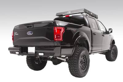 Fab Fours - Fab Fours Black Steel Ranch Rear Bumper FF15-T3250-1 - Image 2