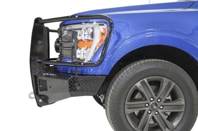 Fab Fours - Fab Fours Black Steel Front Bumper FF21-K5060-1 - Image 3