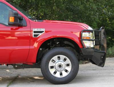 Fab Fours - Fab Fours Black Steel Front Ranch Bumper FS08-S1960-1 - Image 2