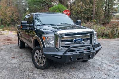 Fab Fours - Fab Fours Red Steel Front Bumper FS11-RS2562-1 - Image 3