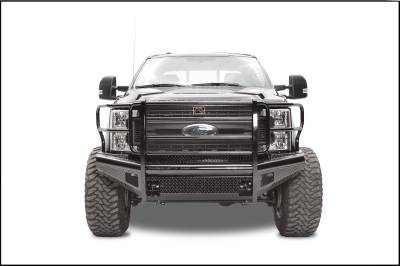 Fab Fours - Fab Fours Black Steel Front Ranch Bumper FS17-S4160-1 - Image 1
