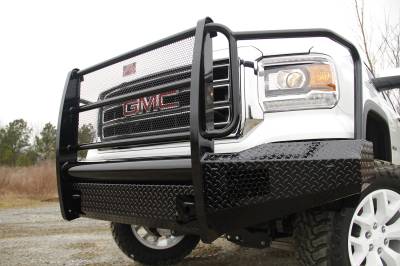 Fab Fours - Fab Fours Black Steel Front Ranch Bumper GM07-K2160-1 - Image 1