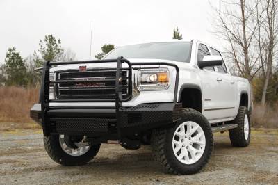 Fab Fours - Fab Fours Black Steel Front Ranch Bumper GM07-K2160-1 - Image 4