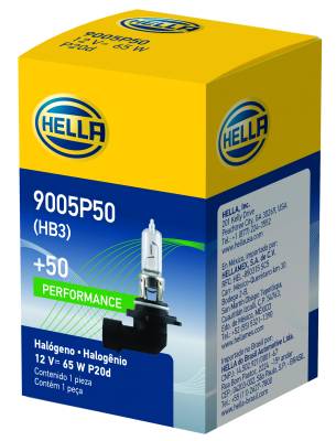 Hella 9005P50 Halogen Bulb 9005P50