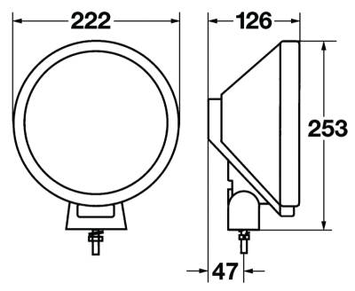 Hella Driving Lamp H12800051