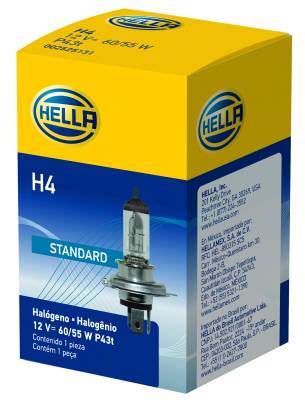 Hella H4 Halogen Bulb H4