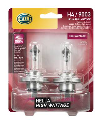 Hella - Hella H4 100/80WTB Halogen H4 100/80WTB - Image 1