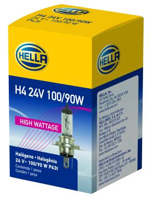 Hella - Hella H4 24V 100/90W Hal H4 24V 100/90W - Image 1