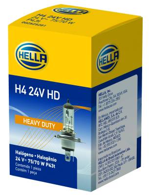 Hella H4 24V HD Hal Bulb H4 24V HD