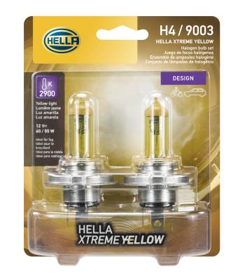 Hella H4 YL Halogen Bulb H4 YL