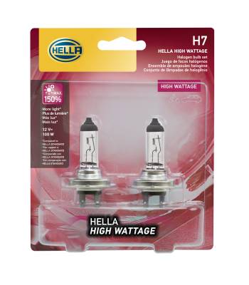 Hella H7 100WTB Hal Bulb H7 100WTB