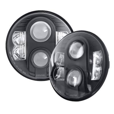 Pro Comp Suspension 7IN ROUND LED HEADLIGHTS :PAIR 76402P