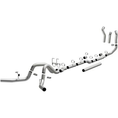 MagnaFlow Aluminized Custom Builder Pipe Kit Diesel 4in. Turbo-Back - 18952