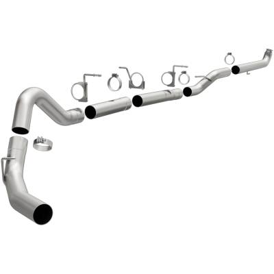 MagnaFlow Aluminized Custom Builder Pipe Kit Diesel 4in. Downpipe-Back - 18980