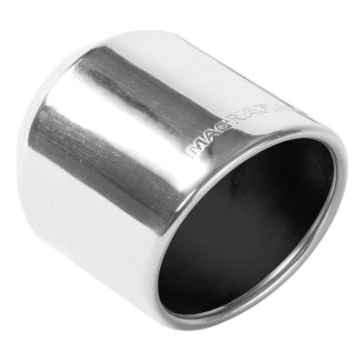 MagnaFlow Single Exhaust Tip - 2.5in. Inlet/4in. Outlet - 35136